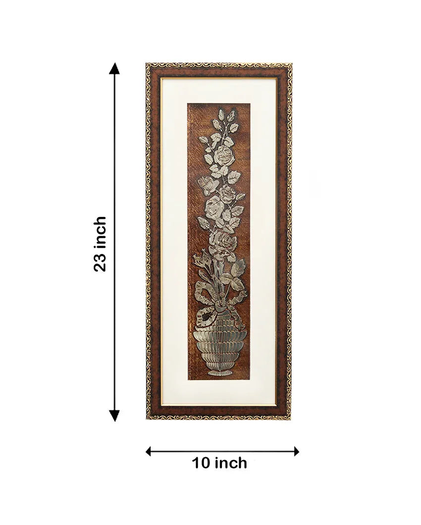 Rose Bouquet Flower Wall Painting | 10 x 23