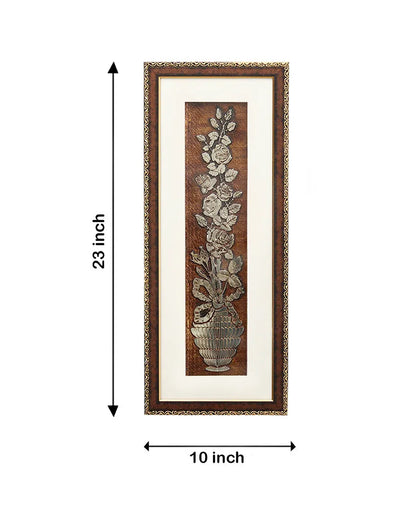 Rose Bouquet Flower Wall Painting | 10 x 23