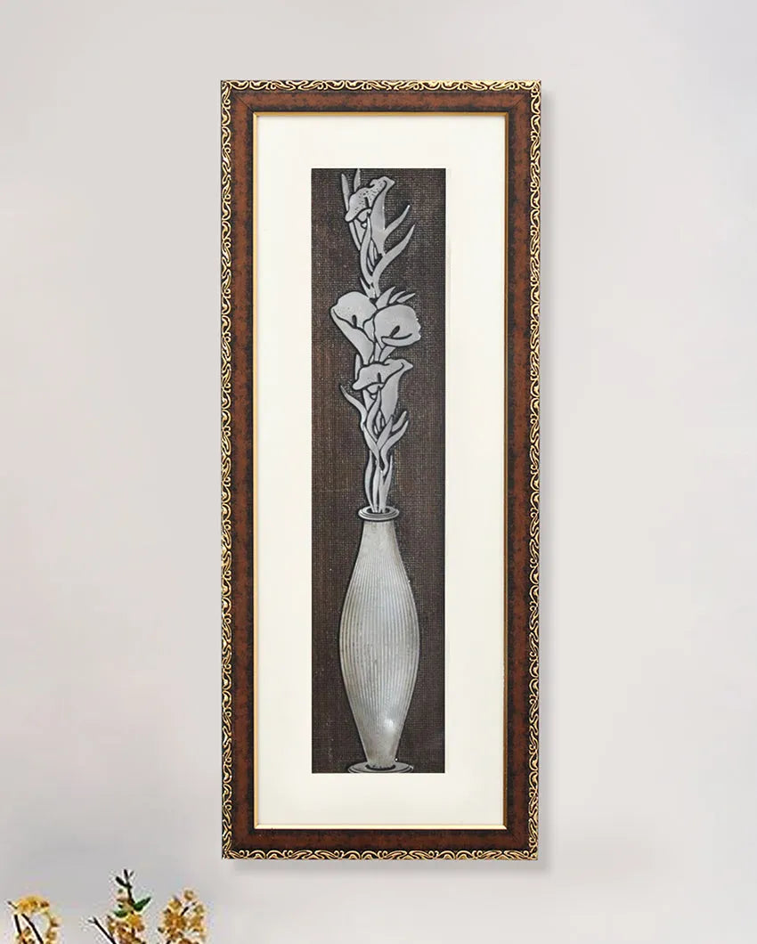 Lily Bouquet Flower Wall Painting | 10 x 23