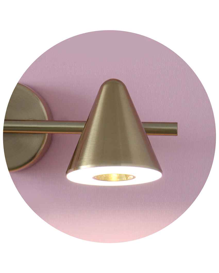 Cone Shape Gold Picture Light Metal Picture Light | 12 x 3 x 3 inches