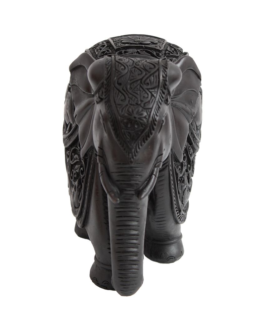 Elephant Marble Handicraft Decorative Showpiece