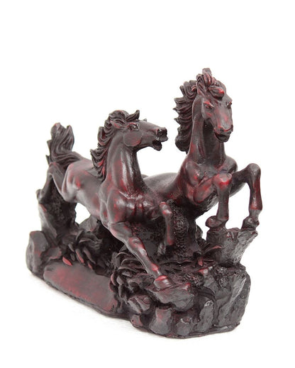 Handcrafted Running Horse Marble Statue