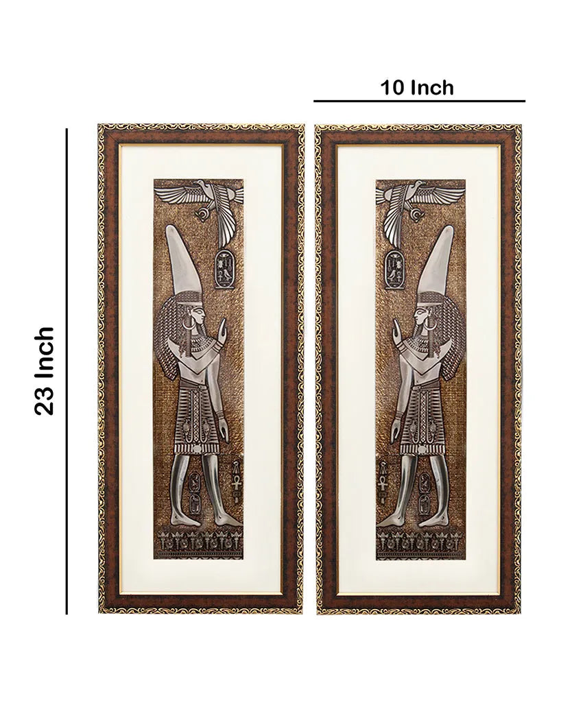 Ancient Egyptian God Wall Painting | 10 x 23