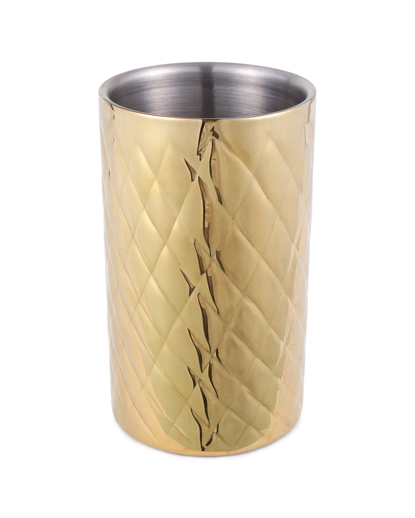 Durable Stylish Diamond Wine Chiller Bucket | 5 x 10 inches