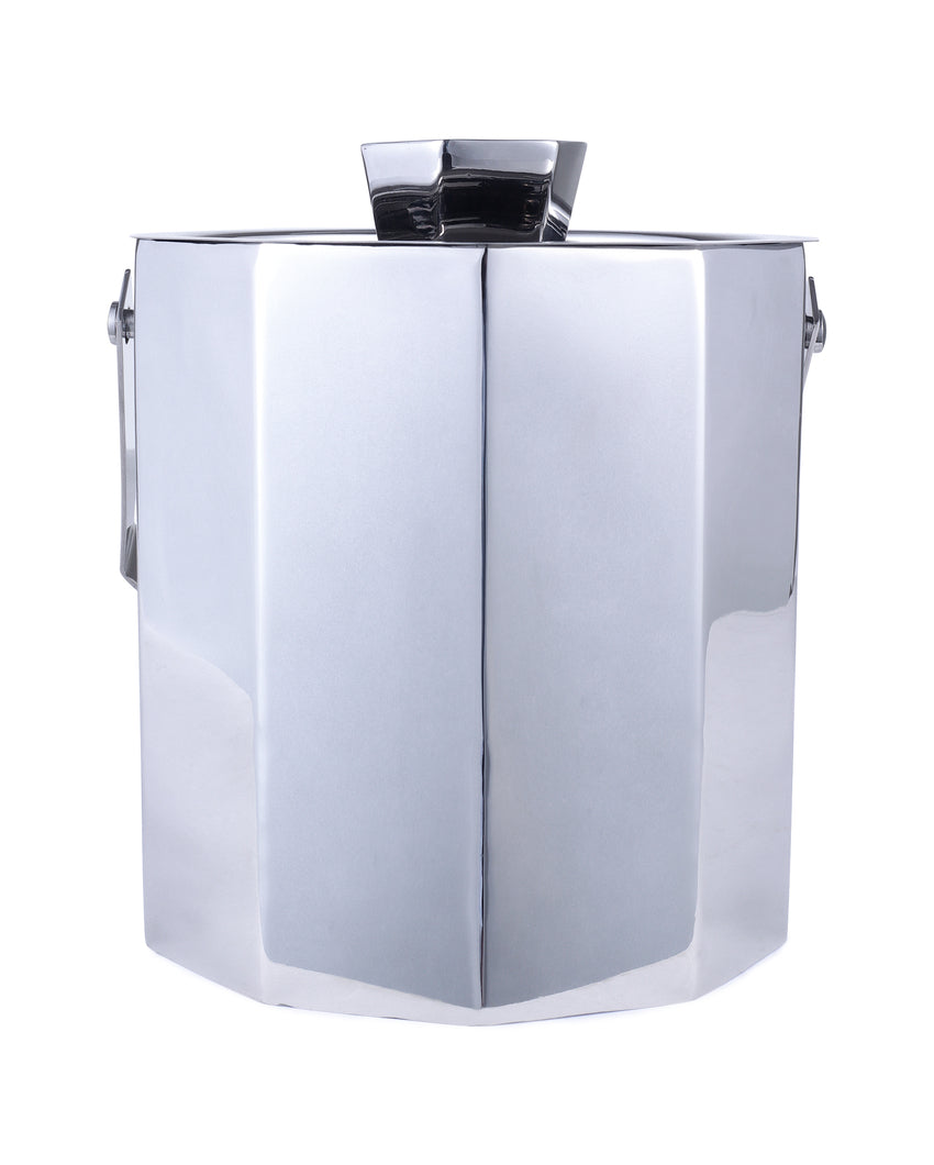 Premium Functional Aura Ice Bucket With Lid & Tong | 7 x 12 inches