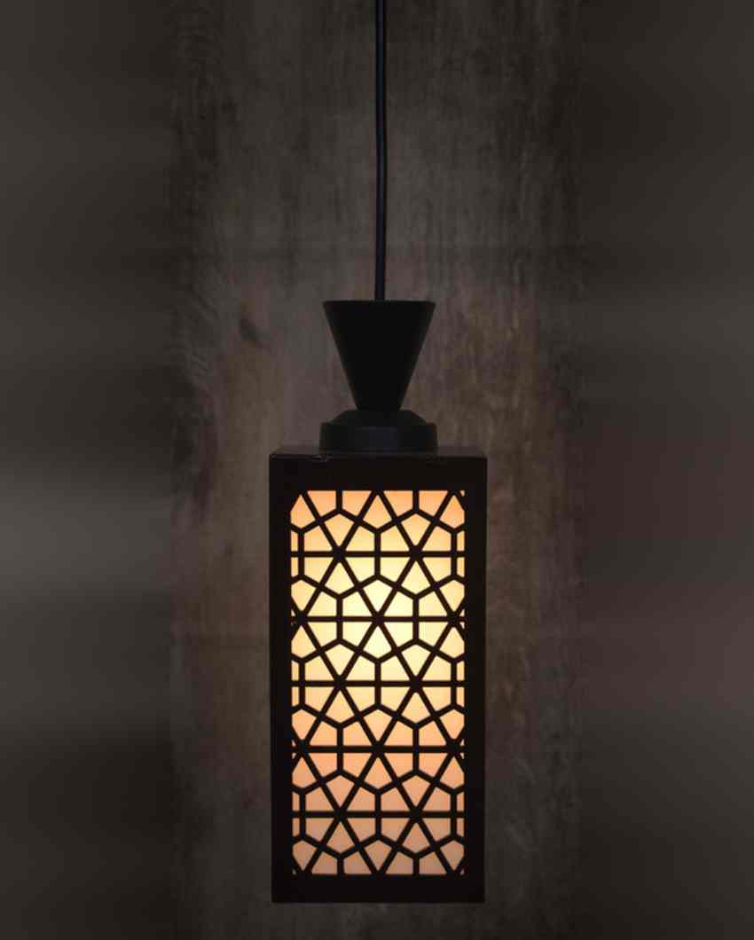 Ambiental 3 Lights Wooden Pendant Foyer Ceiling Lamp | 8 x 4 x 35 inches