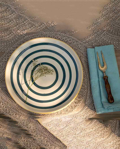 Circular Rhythmic Quater Plates | Set Of 2