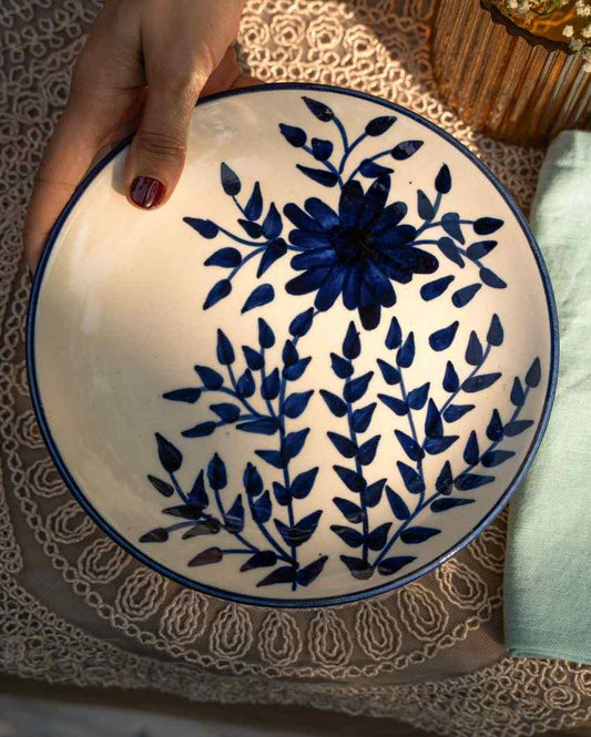 Leafs Pottery Quater Plates | Set Of 2