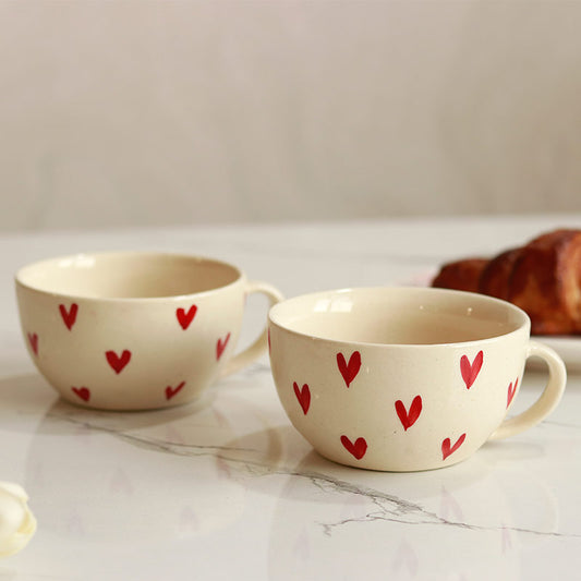 Cappuccino Heart Mugs | Set Of 2 Default Title