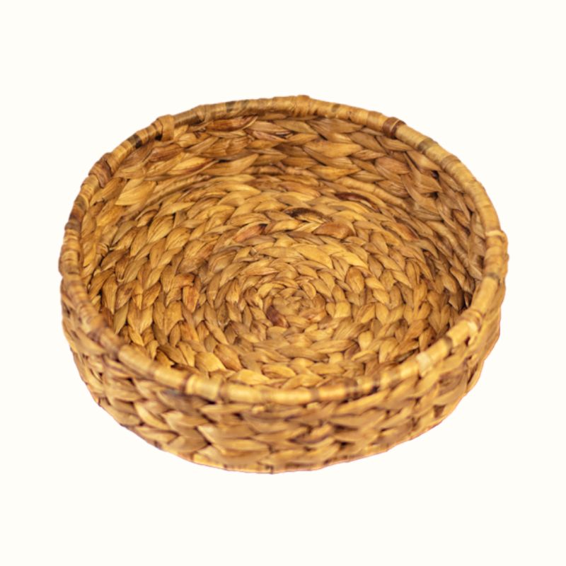 Modern Woven Round Tray | 11 Inch Default Title