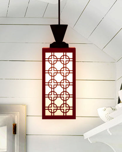 Refined Style Wooden Style Creative Pendant Lamp | 4 x 4 x 36 inches