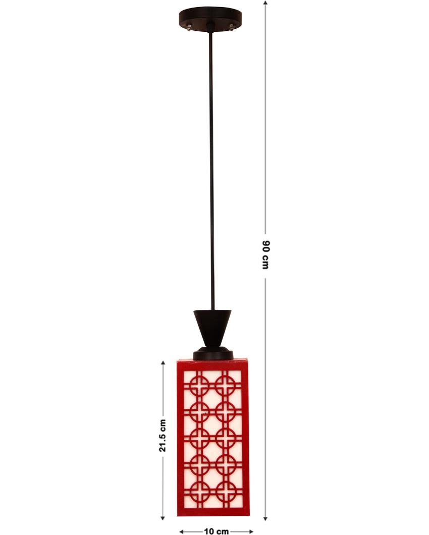 Refined Style Wooden Style Creative Pendant Lamp | 4 x 4 x 36 inches