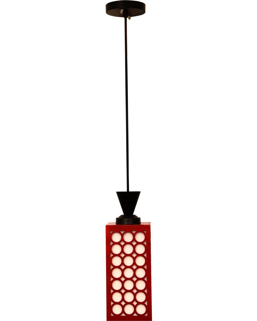 Elegant Look Wooden Style Creative Pendant Lamp | 4 x 4 x 36 inches