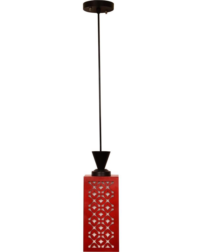 Rustic Appeal Wooden Style Creative Pendant Lamp | 4 x 4 x 36 inches