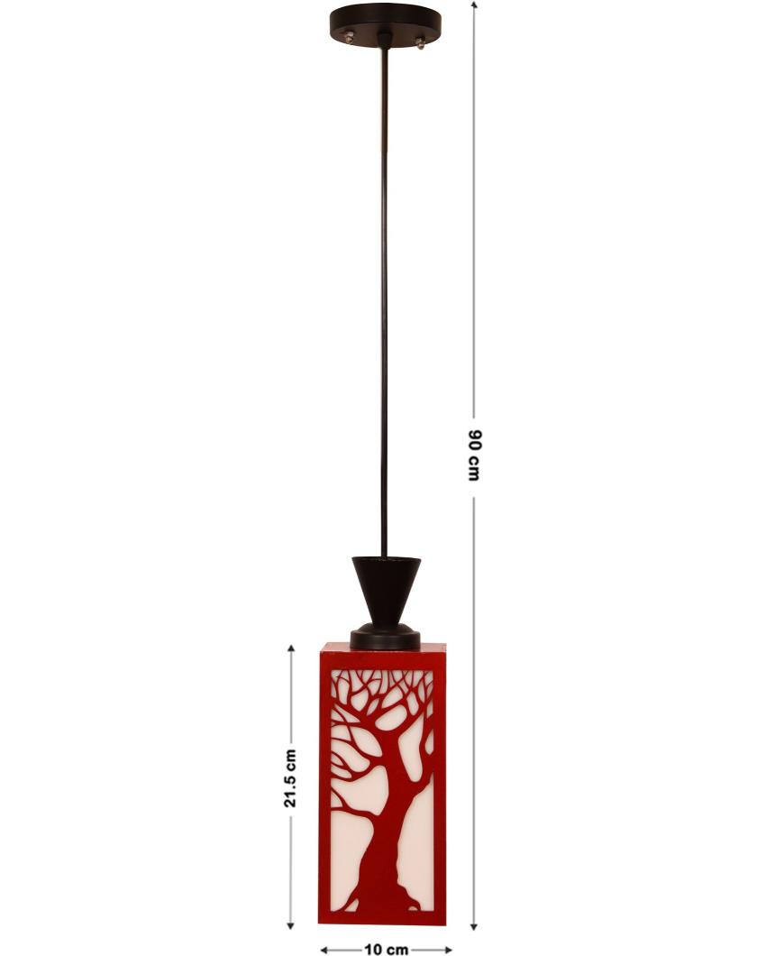 Eco Design Wooden Style Creative Pendant Lamp | 4 x 4 x 36 inches