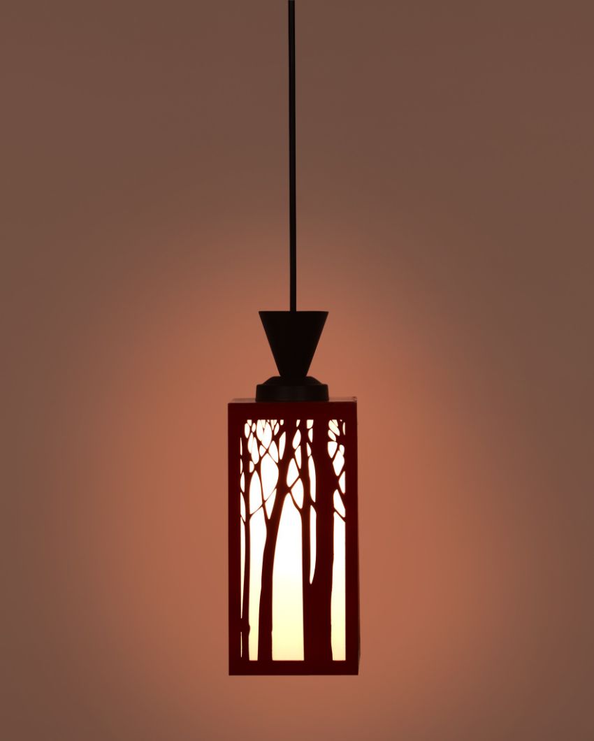 Contemporary Style Wooden Style Creative Pendant Lamp | 4 x 4 x 36 inches