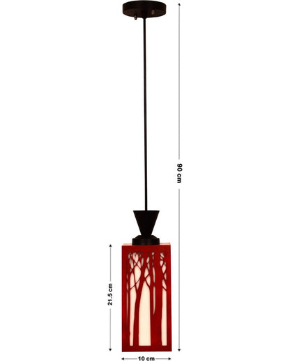 Contemporary Style Wooden Style Creative Pendant Lamp | 4 x 4 x 36 inches