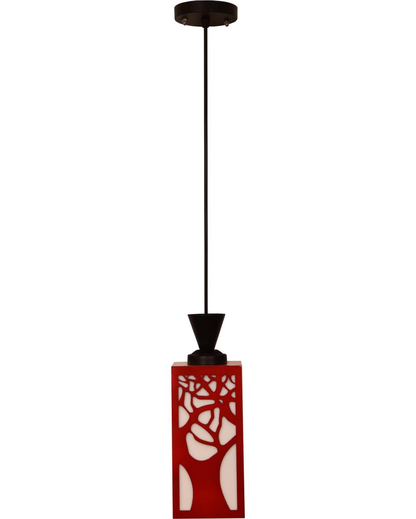 Warm Glow Piece Wooden Style Creative Pendant Lamp | 4 x 4 x 36 inches