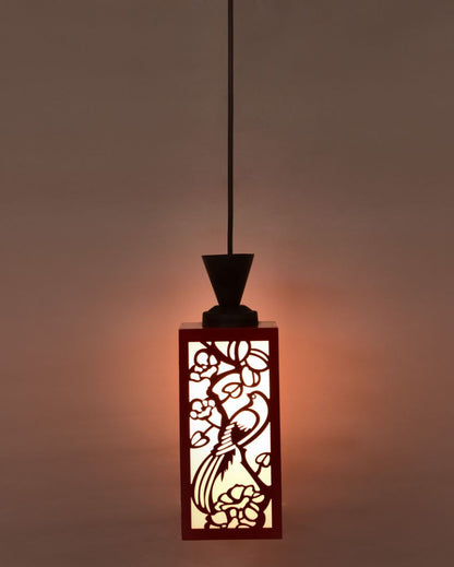 Beautifully Crafted Wooden Design Creative Pendant Lamp | 4 x 4 x 36 inches