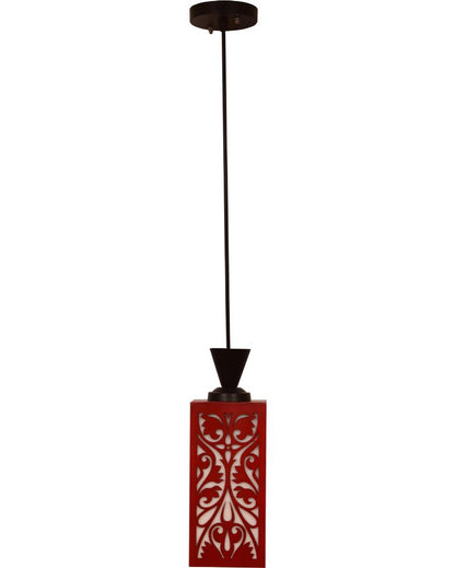 Sleek Look Wooden Style Creative Pendant Lamp | 4 x 4 x 36 inches