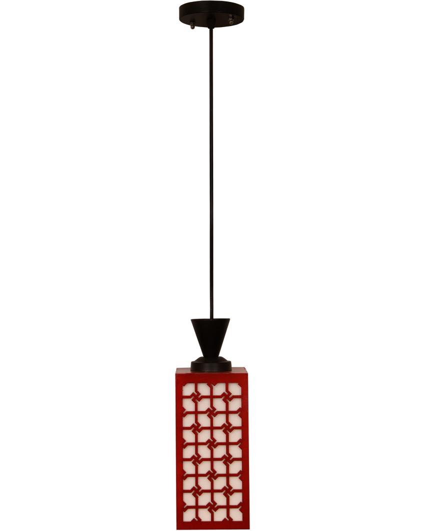 Classic Piece Wooden Style Creative Pendant Lamp | 4 x 4 x 36 inches