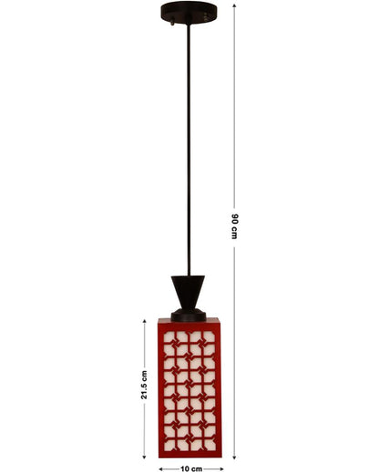 Classic Piece Wooden Style Creative Pendant Lamp | 4 x 4 x 36 inches