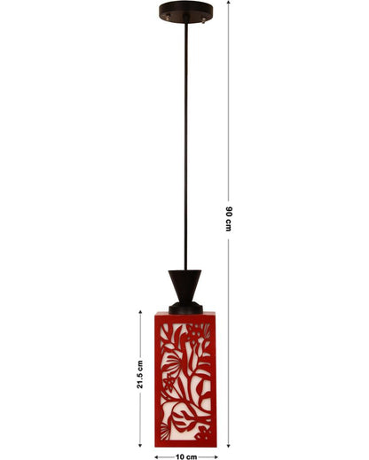 Elegant Piece Wooden Style Creative Pendant Lamp | 4 x 4 x 36 inches