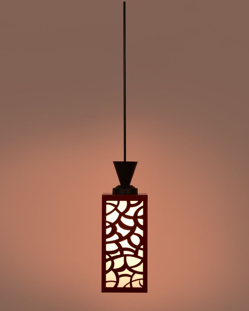 Timeless Finish Wooden Style Creative Pendant Lamp | 4 x 4 x 36 inches