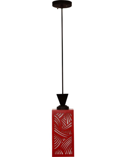 Eco Sustainable Piece Wooden Style Creative Pendant Lamp | 4 x 4 x 36 inches