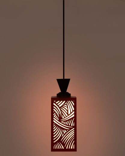 Eco Sustainable Piece Wooden Style Creative Pendant Lamp | 4 x 4 x 36 inches