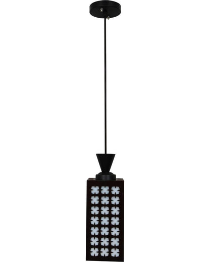 Modern Piece Wooden Style Creative Pendant Lamp | 4 x 4 x 36 inches