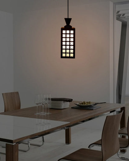 Modern Piece Wooden Style Creative Pendant Lamp | 4 x 4 x 36 inches