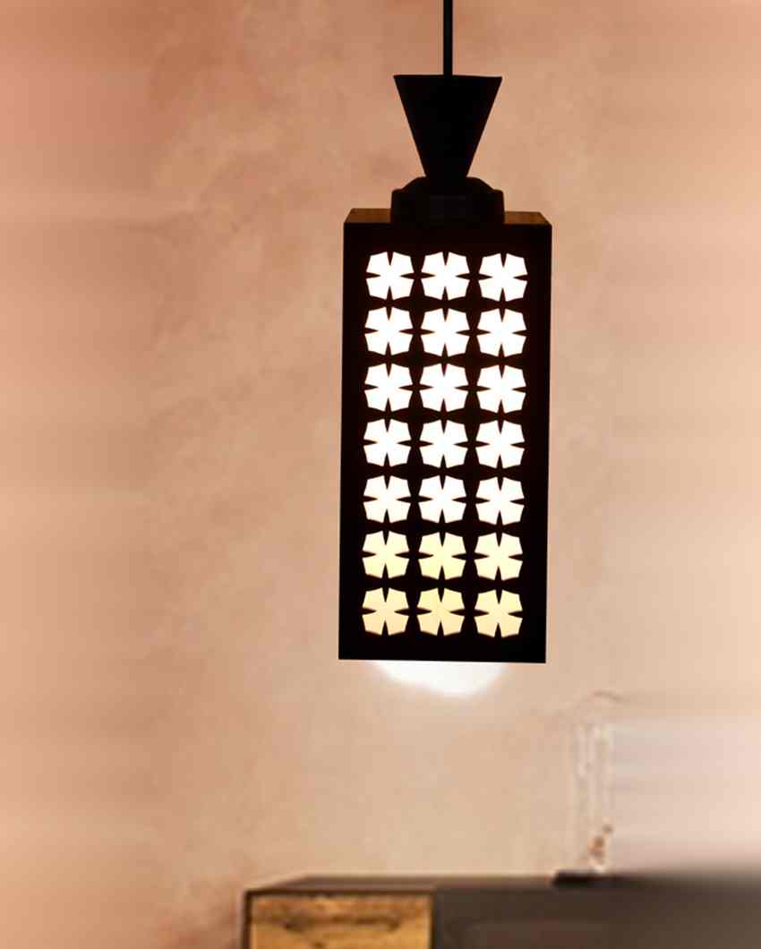 Modern Piece Wooden Style Creative Pendant Lamp | 4 x 4 x 36 inches