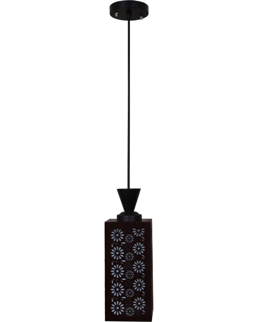 Wooden Craft Wooden Design Creative Pendant Lamp | 4 x 4 x 36 inches