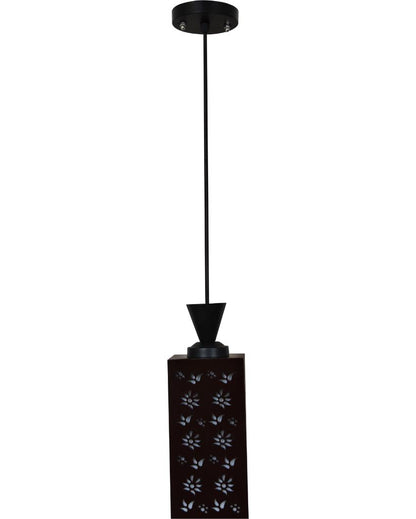 Immaculate Design Wooden Style Creative Pendant Lamp | 4 x 4 x 36 inches