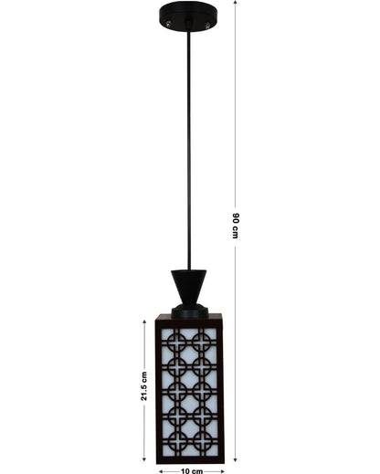 Harmonious Style Wooden Style Creative Pendant Lamp | 4 x 4 x 36 inches