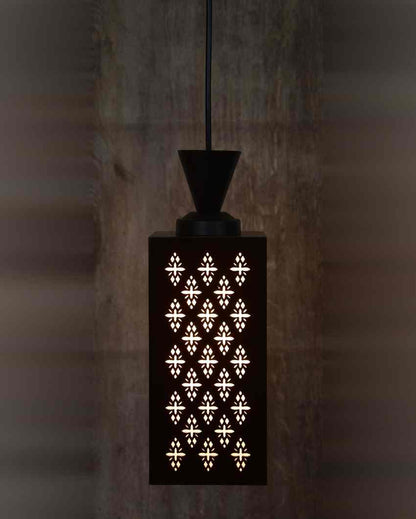 Beautifully Finished Wooden Style Creative Pendant Lamp | 4 x 4 x 36 inches