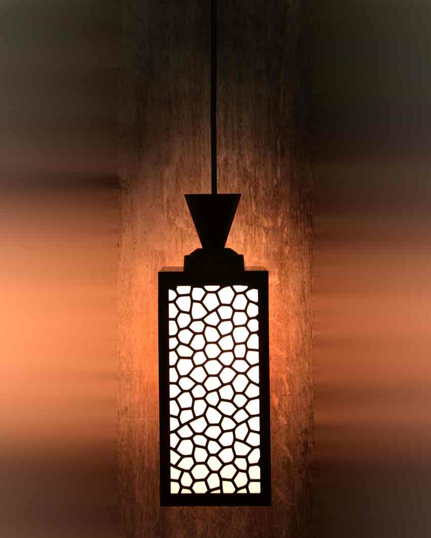 Luxurious Craft Wooden Style Creative Pendant Lamp | 4 x 4 x 36 inches