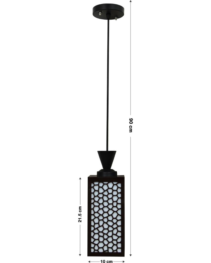 Luxurious Craft Wooden Style Creative Pendant Lamp | 4 x 4 x 36 inches