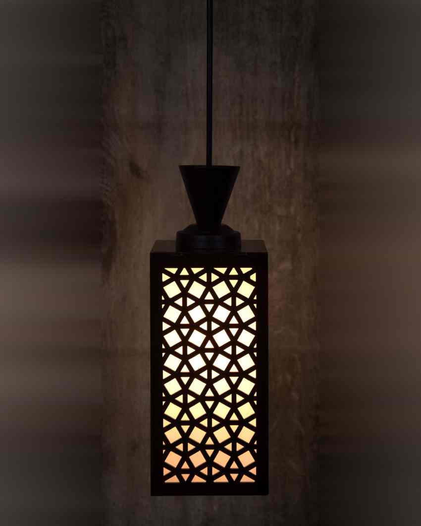 Uniquely Designed Wooden Style Creative Pendant Lamp | 4 x 4 x 36 inches