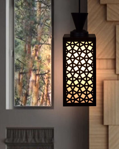 Uniquely Designed Wooden Style Creative Pendant Lamp | 4 x 4 x 36 inches