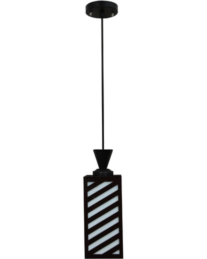 Textural Piece Wooden Style Nic Pendant Lamp | 4 x 4 x 36 inches