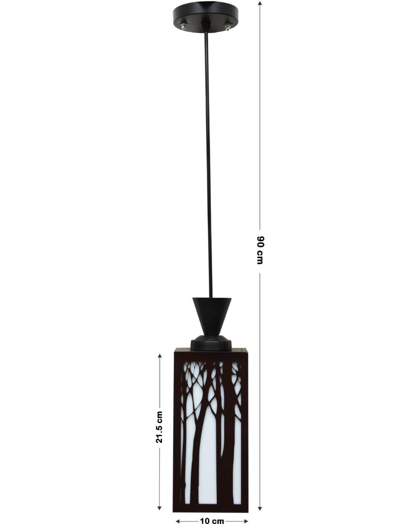 Illuminating Style Wooden Style Creative Pendant Lamp | 4 x 4 x 36 inches