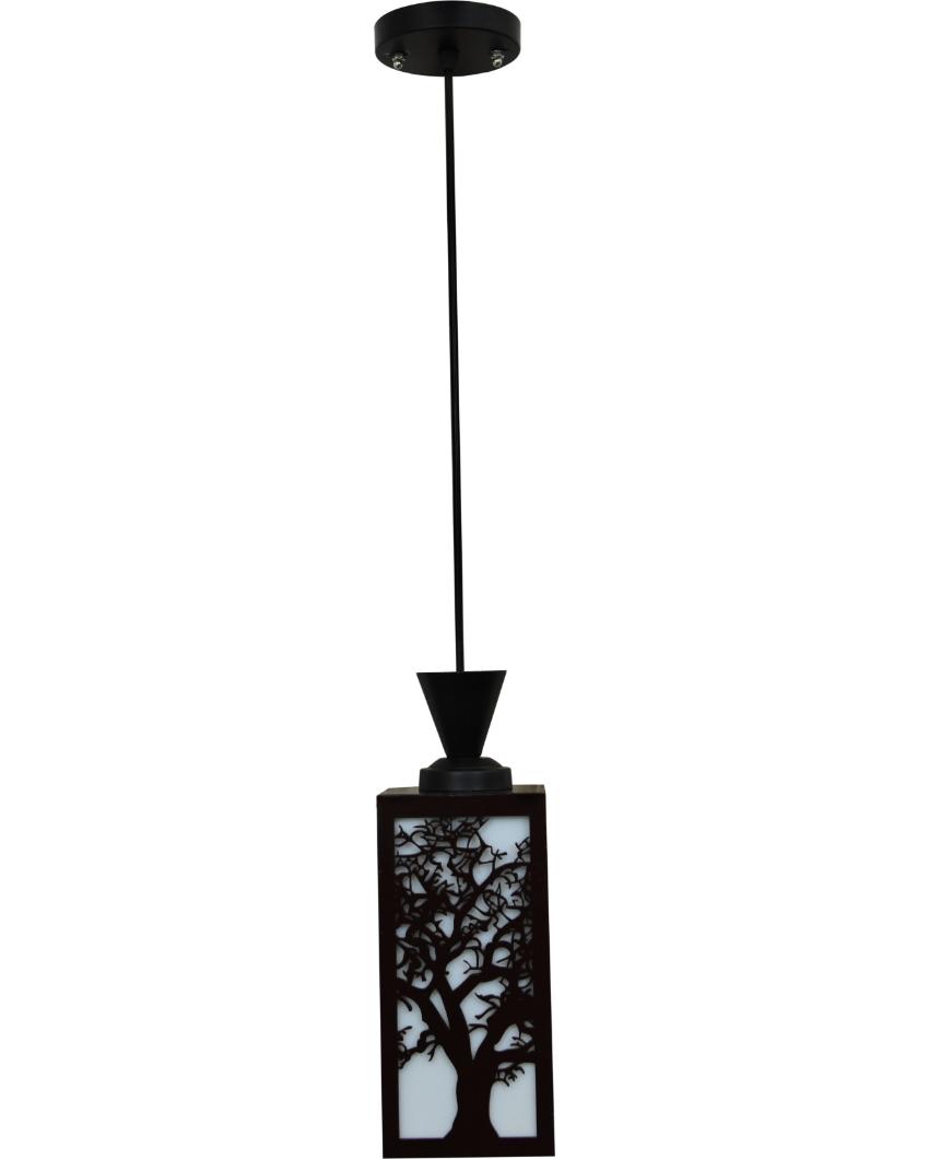 Sleeky Look Wooden Style Creative Pendant Lamp | 4 x 4 x 36 inches