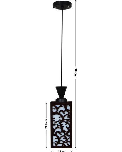 Graceful Piece Wooden Style Creative Pendant Lamp | 4 x 4 x 36 inches