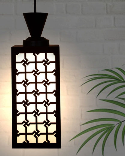 Illuminating Piece Wooden Style Creative Pendant Lamp | 4 x 4 x 36 inches