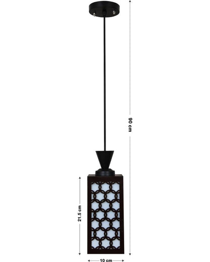 Sophisticated Design Wooden Style Creative Pendant Lamp | 4 x 4 x 36 inches