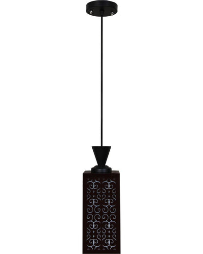 Contemporary Piece Wooden Style Creative Pendant Lamp | 4 x 4 x 36 inches