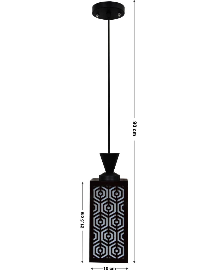 Modern Style Wooden Style Creative Pendant Lamp | 4 x 4 x 8 inches