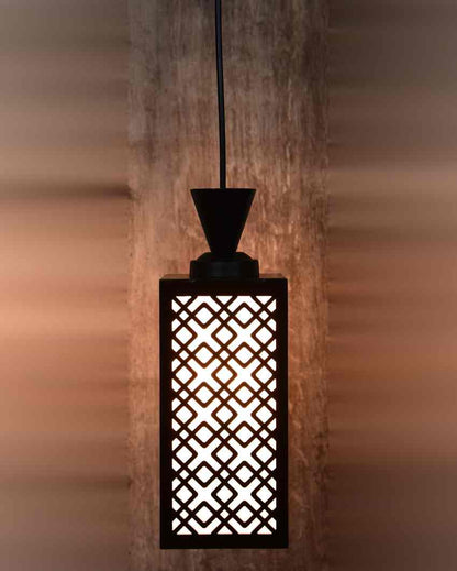 Classic Design Wooden Style Creative Pendant Lamp | 4 x 4 x 8 inches